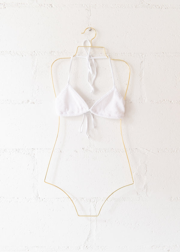 Jamaica Bikini Top in White, from Love & Bikinis