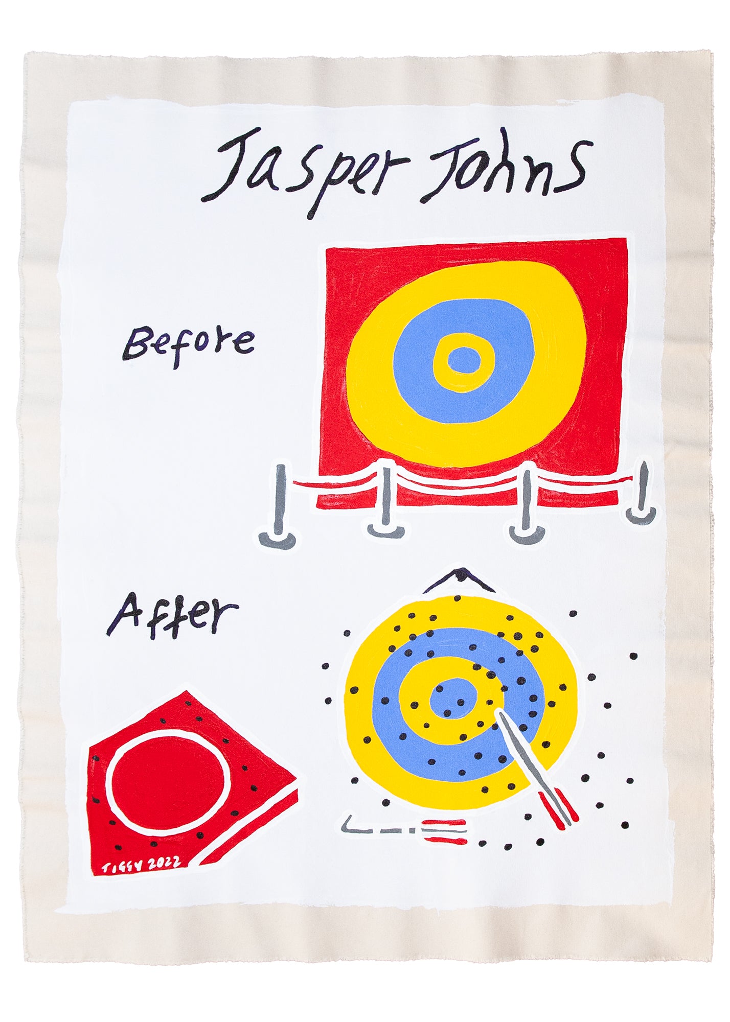 Jasper Johns 1 by Tiggy Ticehurst