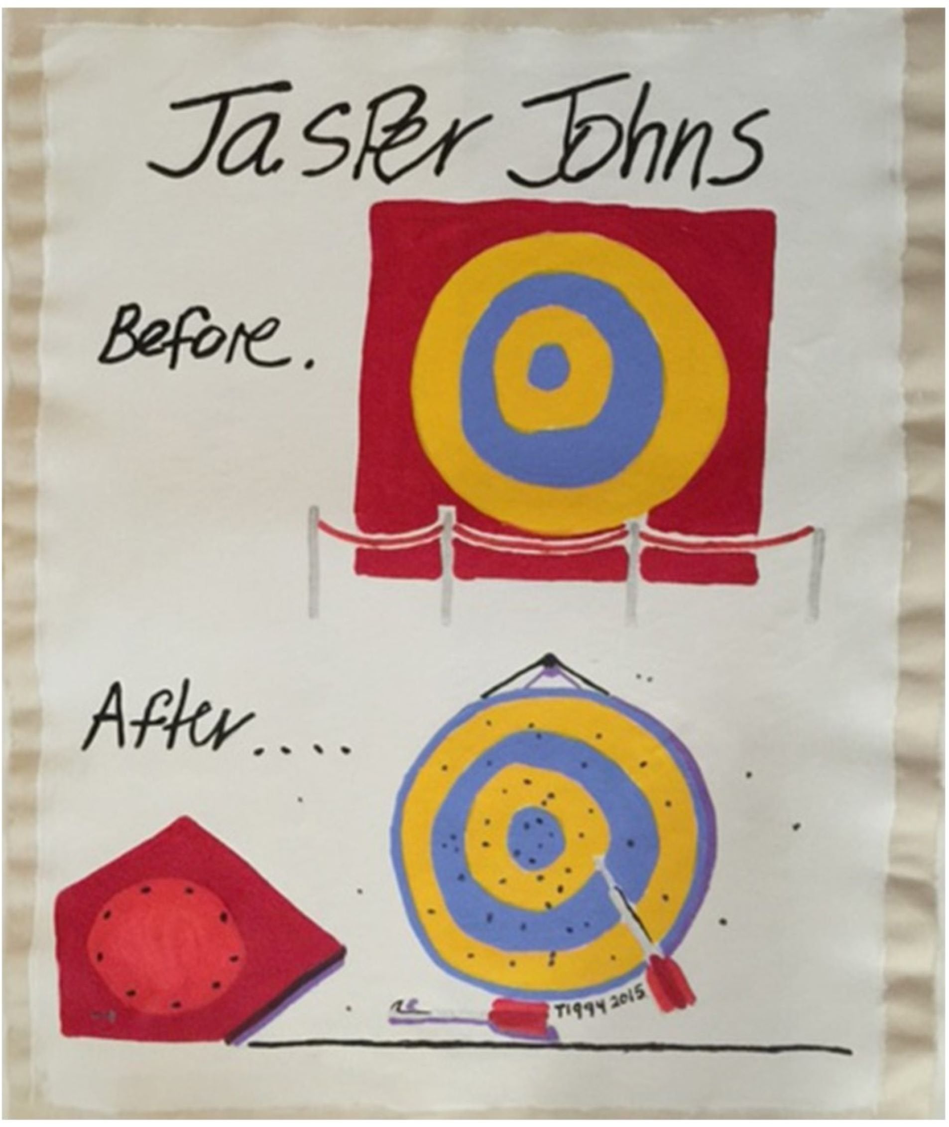 Jasper Johns 1 by Tiggy Ticehurst