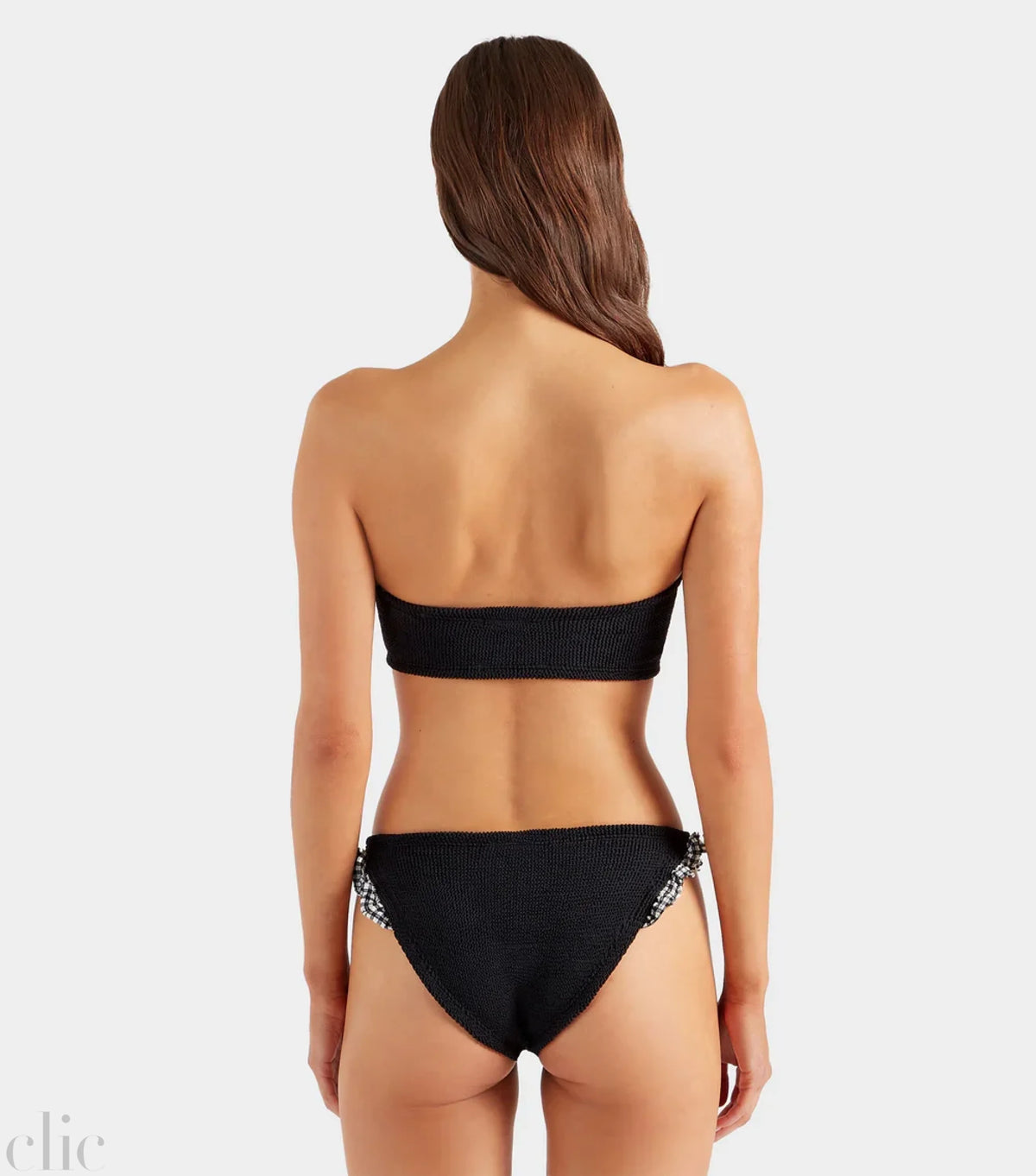 Jean Bikini in Black Gingham, from Hunza G