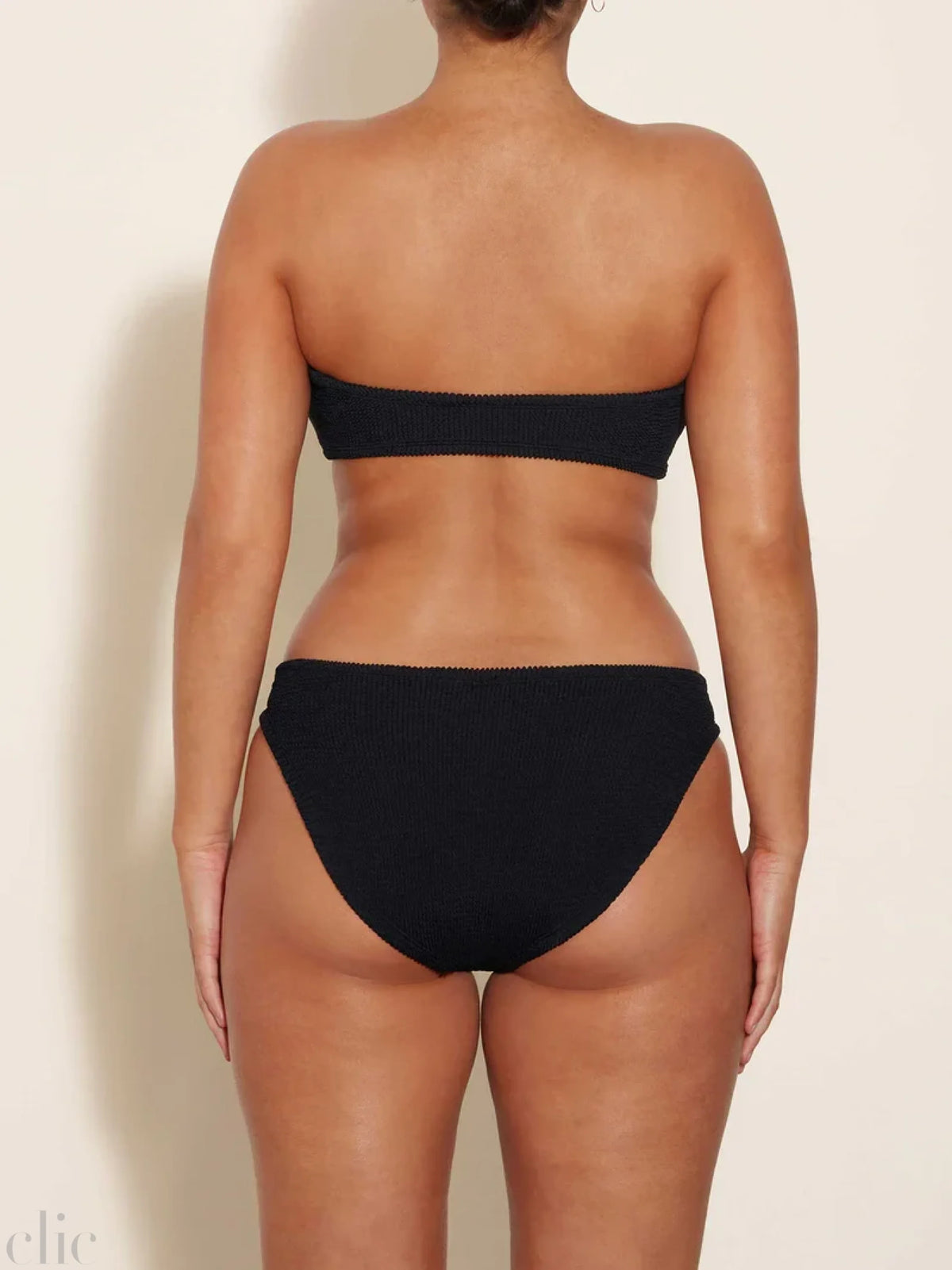 Coverage Jean bikini in Black, from Hunza G