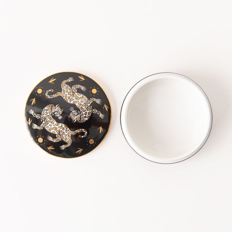 Leopard Horizon Ceramic Trinket Box, from Spitfire Girl