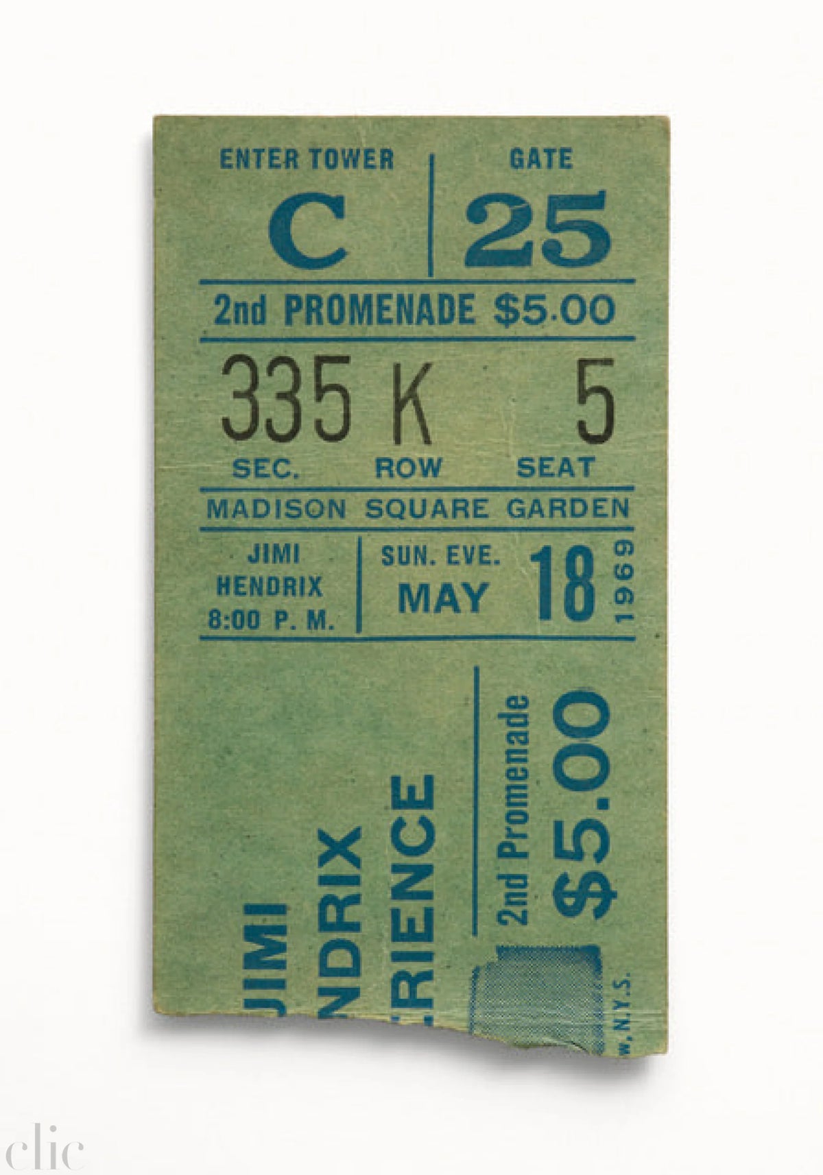 Jimi Hendrix Experience ~ Single, Madison Square Garden, New York, NY 1969 by Blaise Hayward