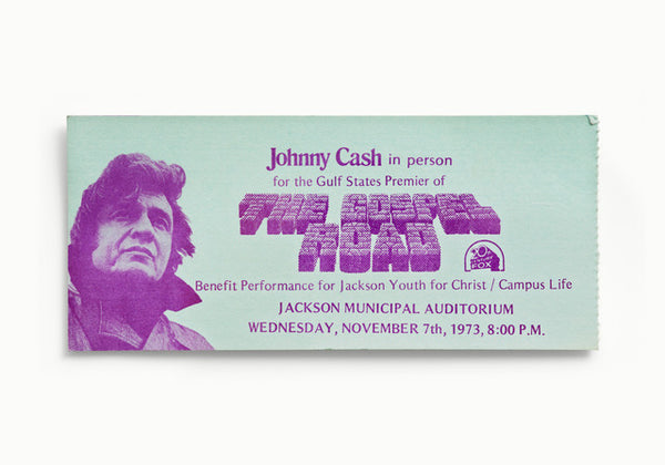 Johnny Cash, Jackson Municipal Auditorium by Blaise Hayward