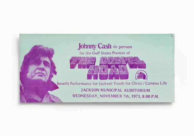 Johnny Cash, Jackson Municipal Auditorium by Blaise Hayward