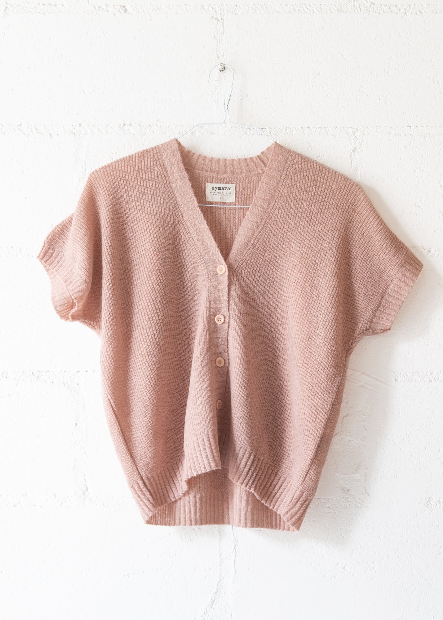 Jolie Knit Top in Pink, from Aymara