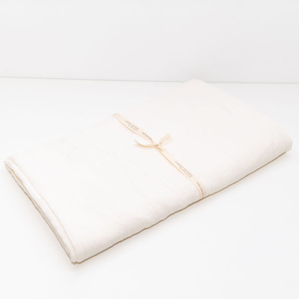 Primo Tablecloth in Blanc, from TRP Charvet