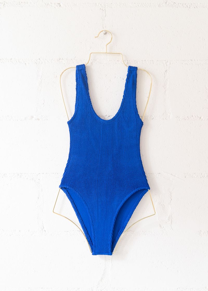 Marbella Scoop Neck One Piece in Royal Blue, from Love & Bikinis