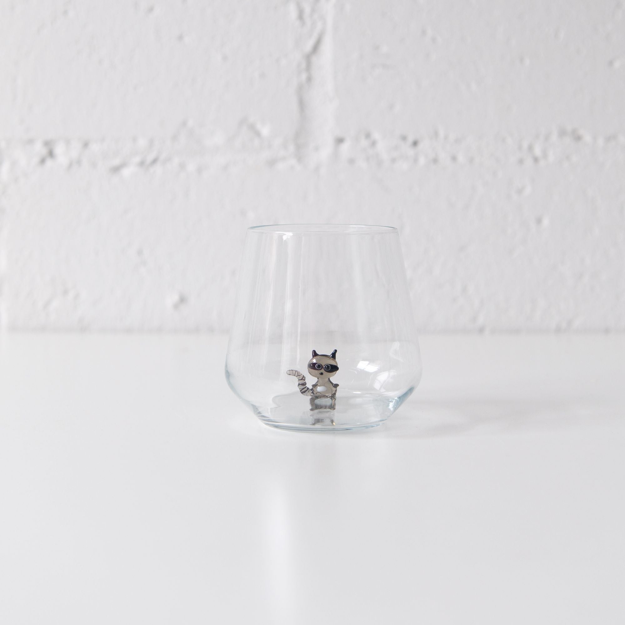 Raccoon Drinking Glass, from Minizoo