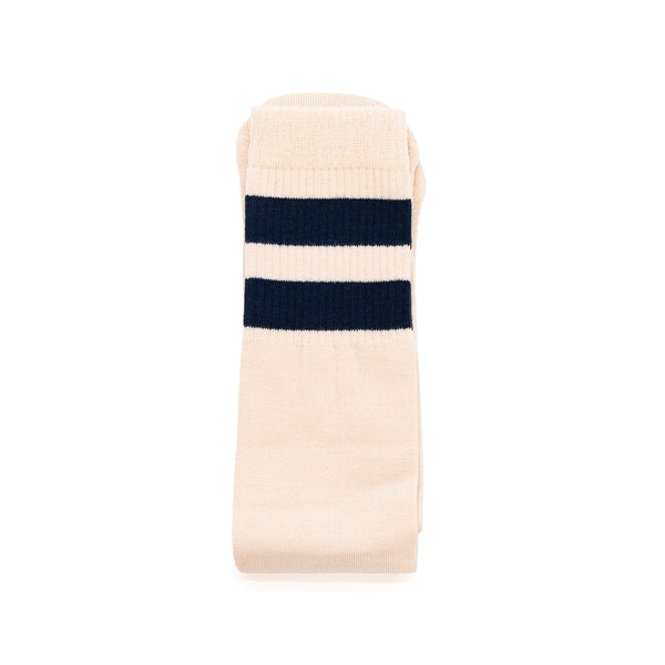 Tube Socks in Ecru and Navy, from Escuyer