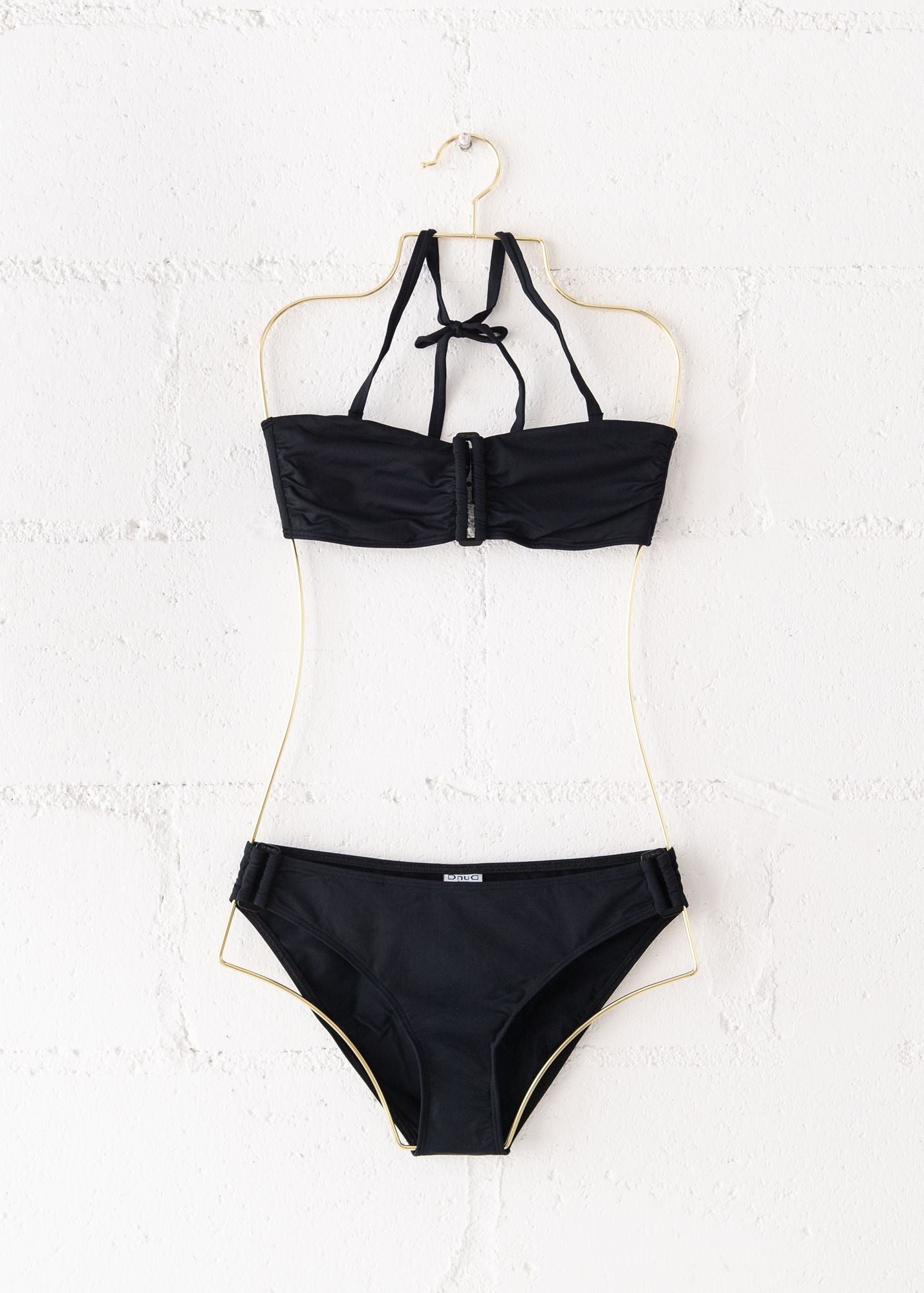Bandeau Bottom in Black, from Nu Swim