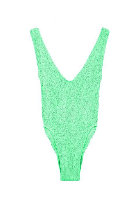 Marbella Scoop Neck One Piece in Jungle Green, from Love & Bikinis