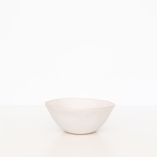 Pasta Bowl in Beach Sand White, from Wonki Ware