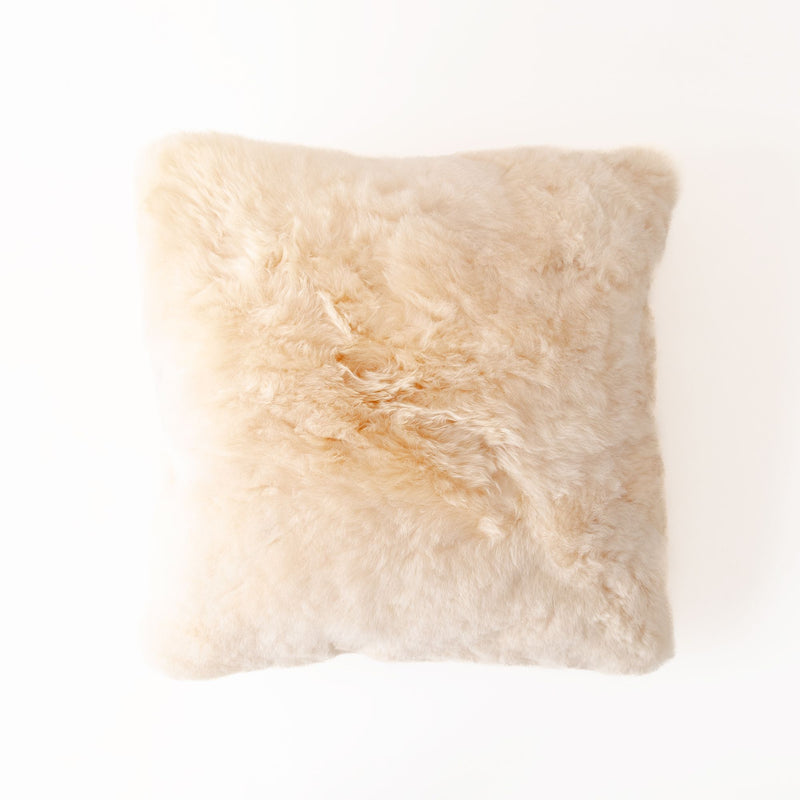 Alpaca Pillow in Champagne, from Intiearth