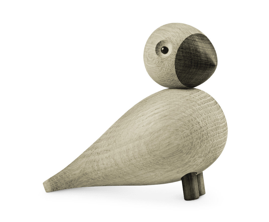 Alfred Songbird in Oak and Smoke, from Kay Bojesen
