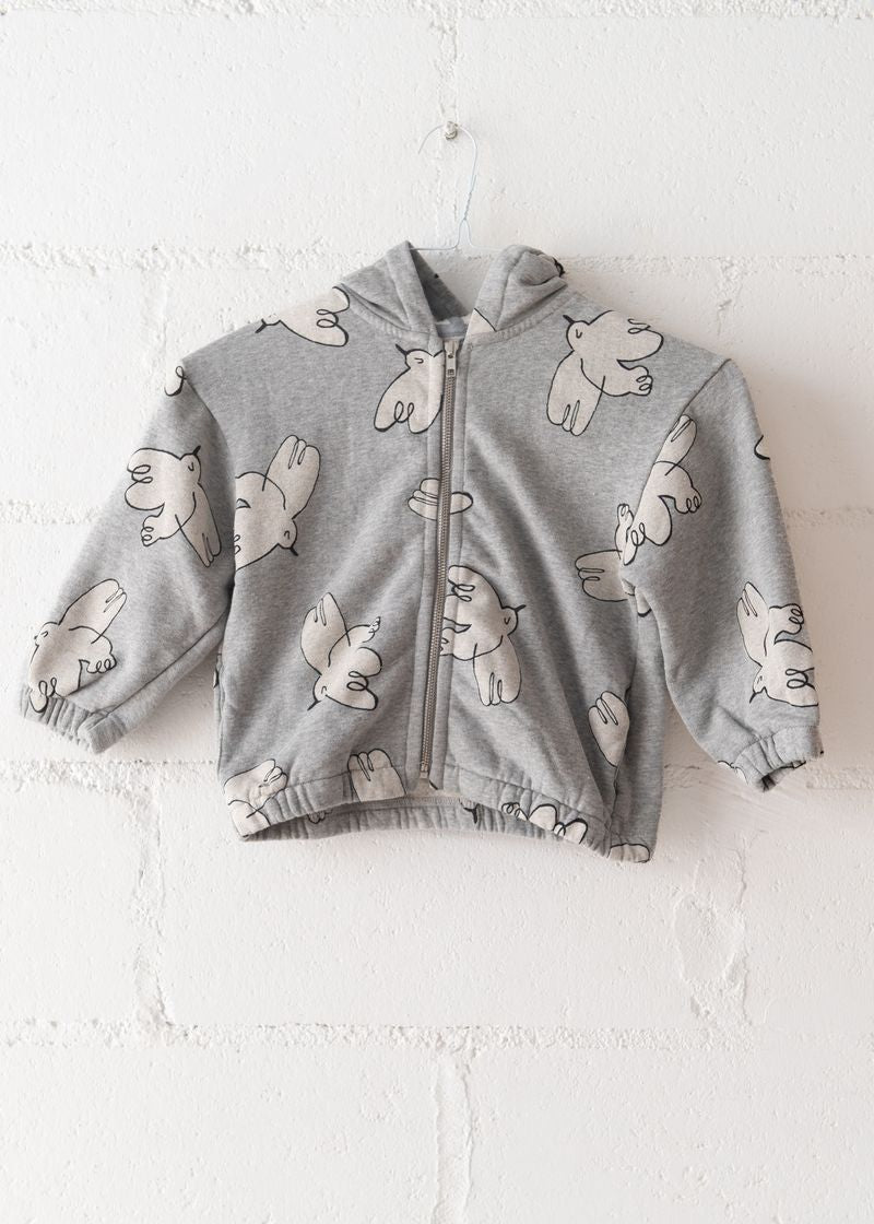 Freedom Bird Zipped Hoodie, from Bobo Choses