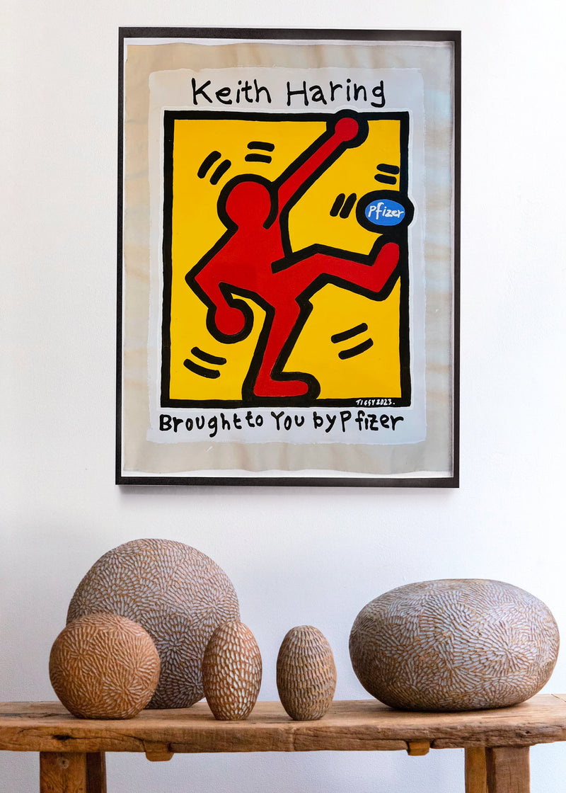 Keith Haring Pfizer, by Tiggy Ticehurst