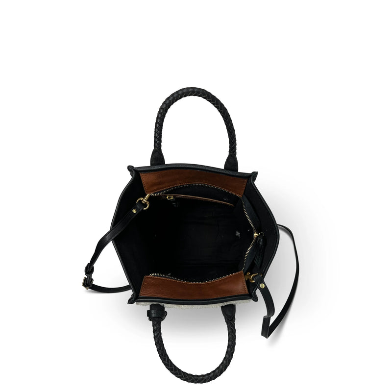 Mini Tote with Leather Rattan, from Kempton & Co.
