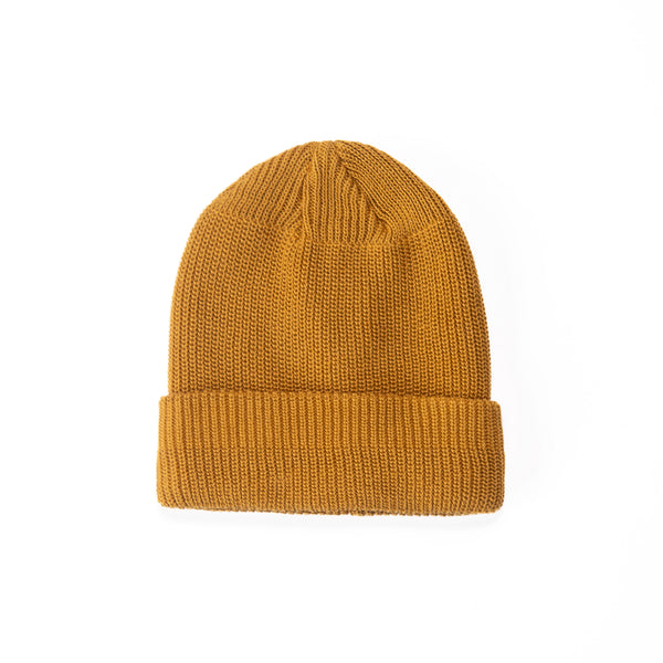 Knit Cap in Mustard, from Decho