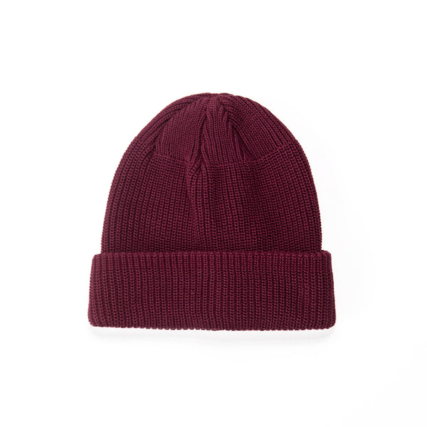 Knit Cap in Wine, from Decho