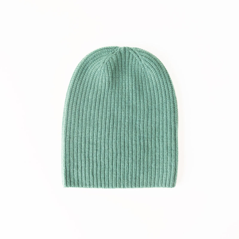 Cashmere Beanie in Jade, from 8.6.4