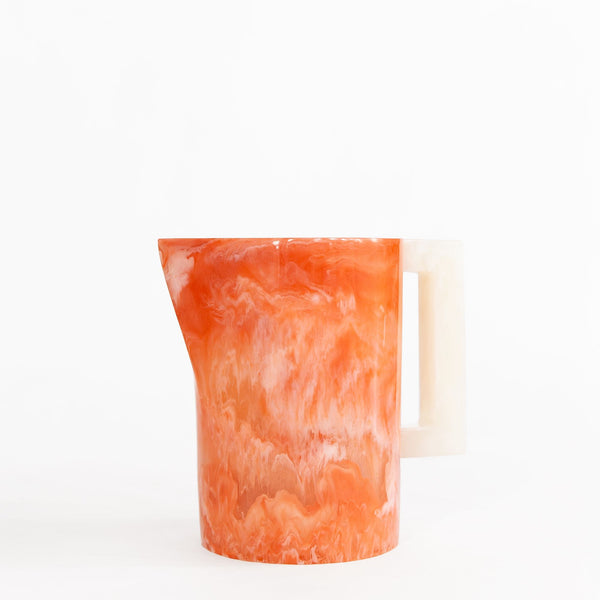 Pearl's Pitcher in Coral and White, from Lily Juliet