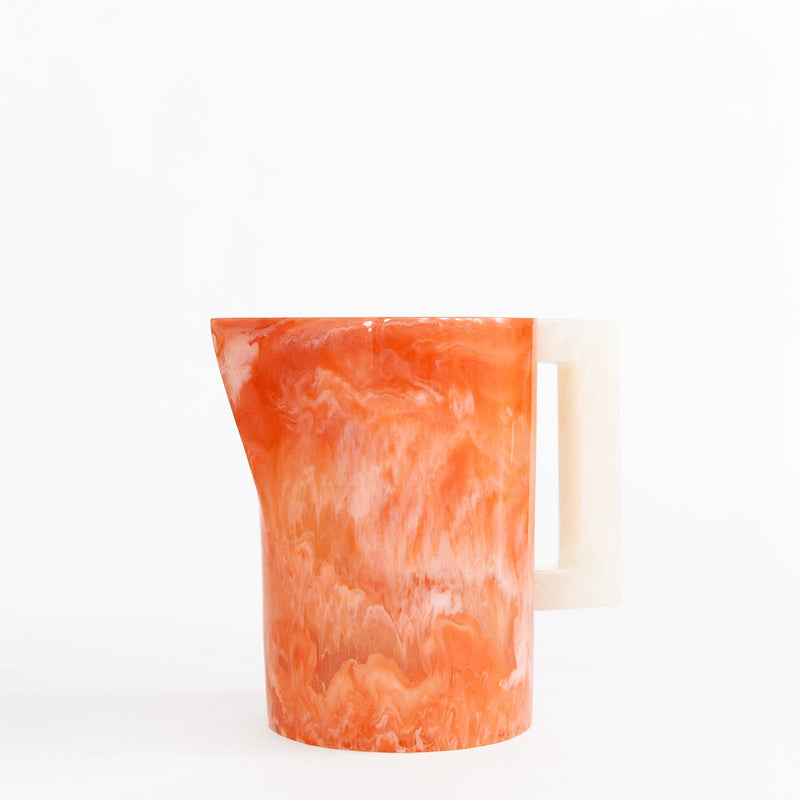 Pearl's Pitcher in Coral and White, from Lily Juliet