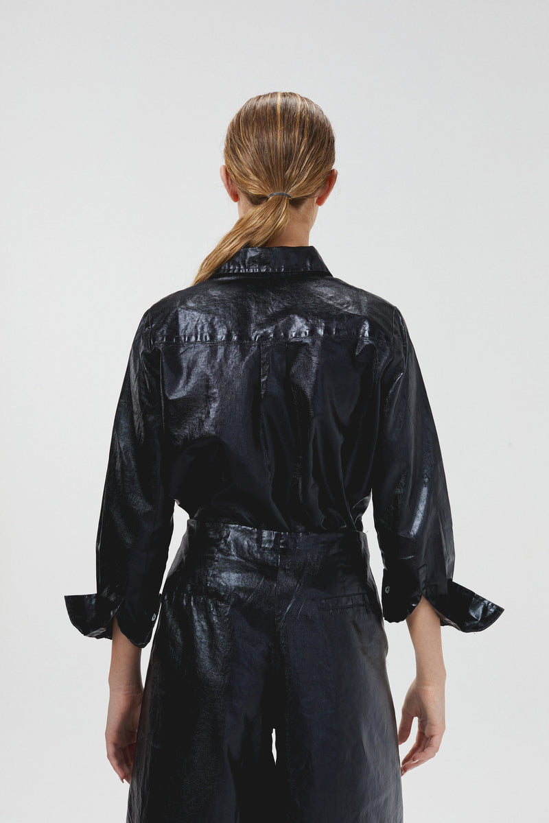 San Marino Black Metallic Shirt, from Lanhtropy