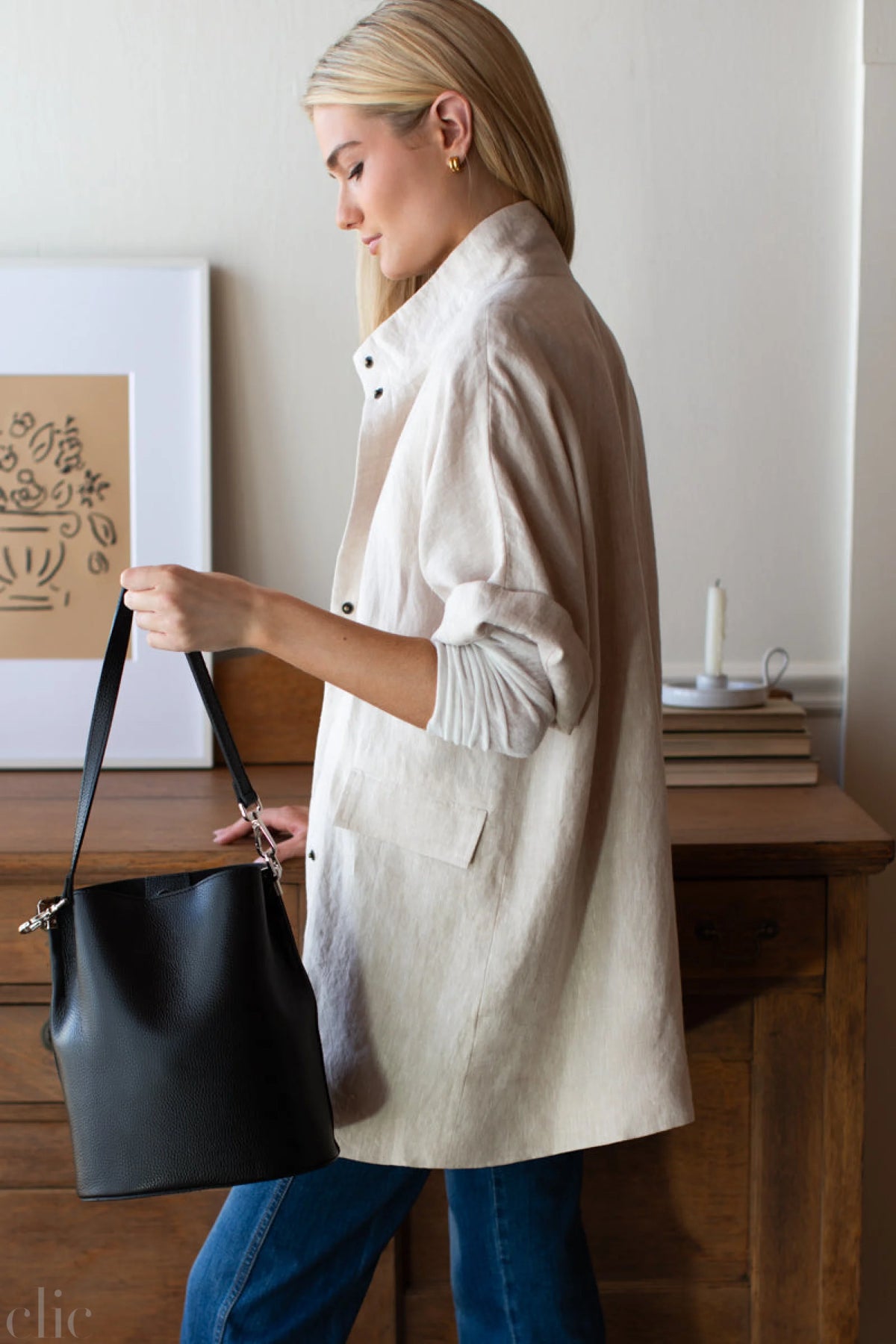 Beach Linen Layering Jacket, from Emerson Fry