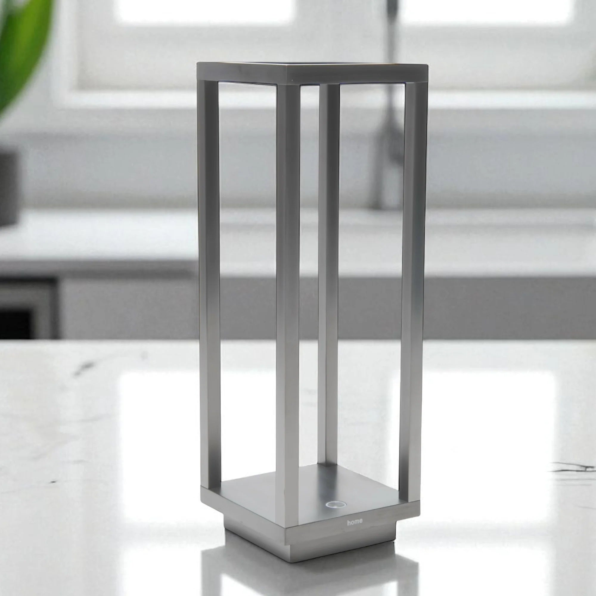 Home Pro Table Lamp in Antique Nickle, from Zafferano