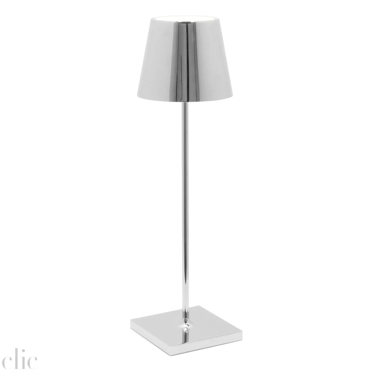 Glossy Poldina Pro Lamp in Chrome