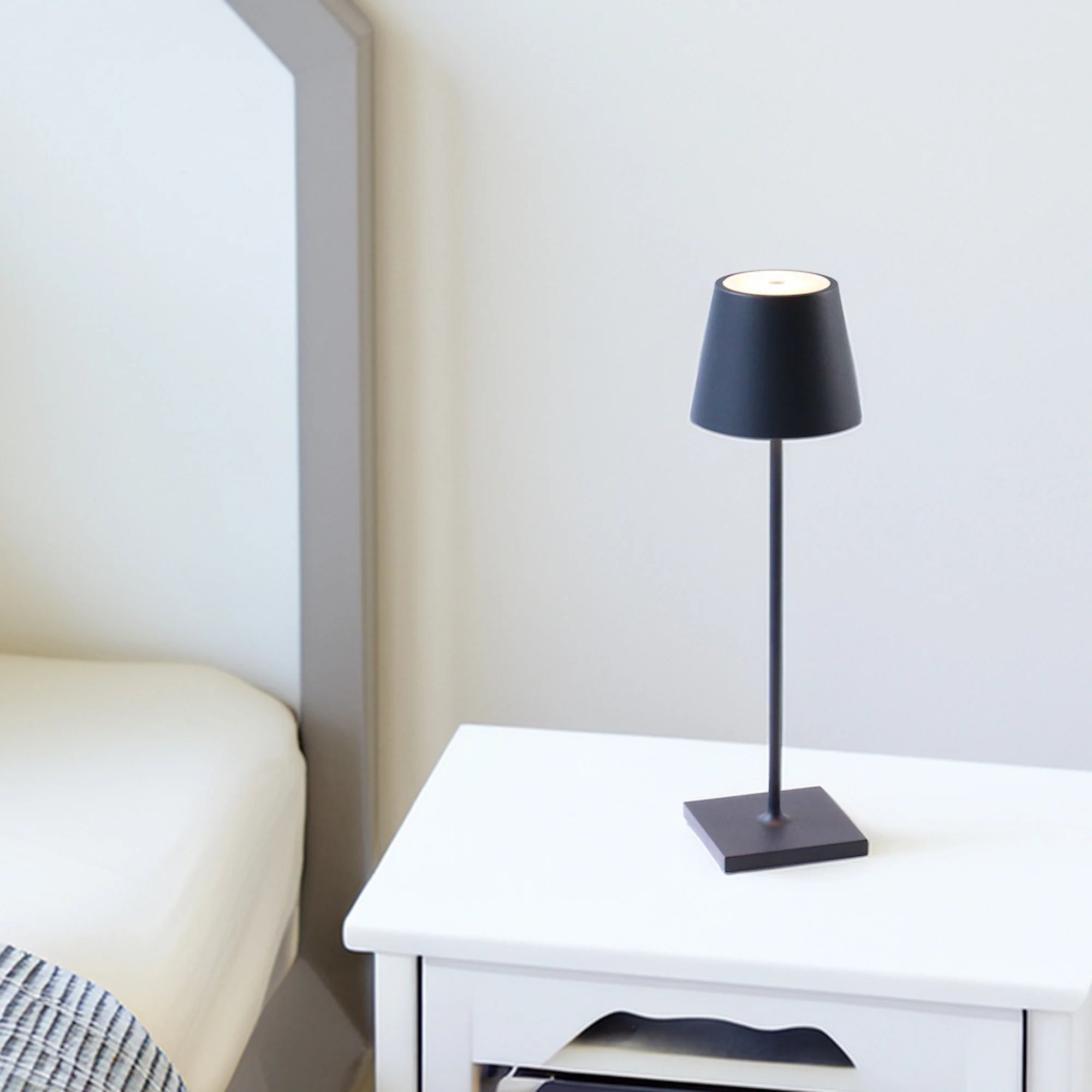 Poldina Pro Lamp in Steel Blue, from Zafferano