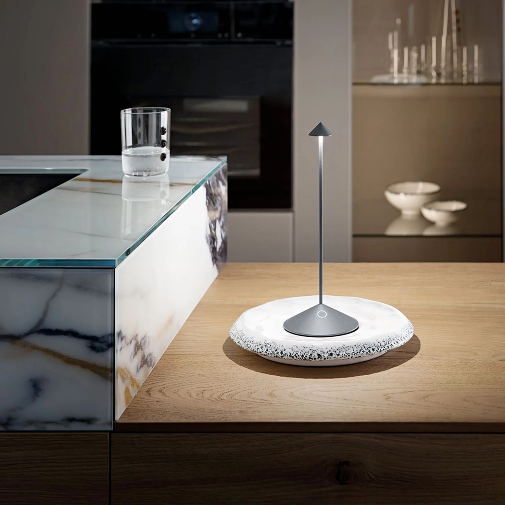 Pina Pro Lamp in Dark Grey, from Zafferano