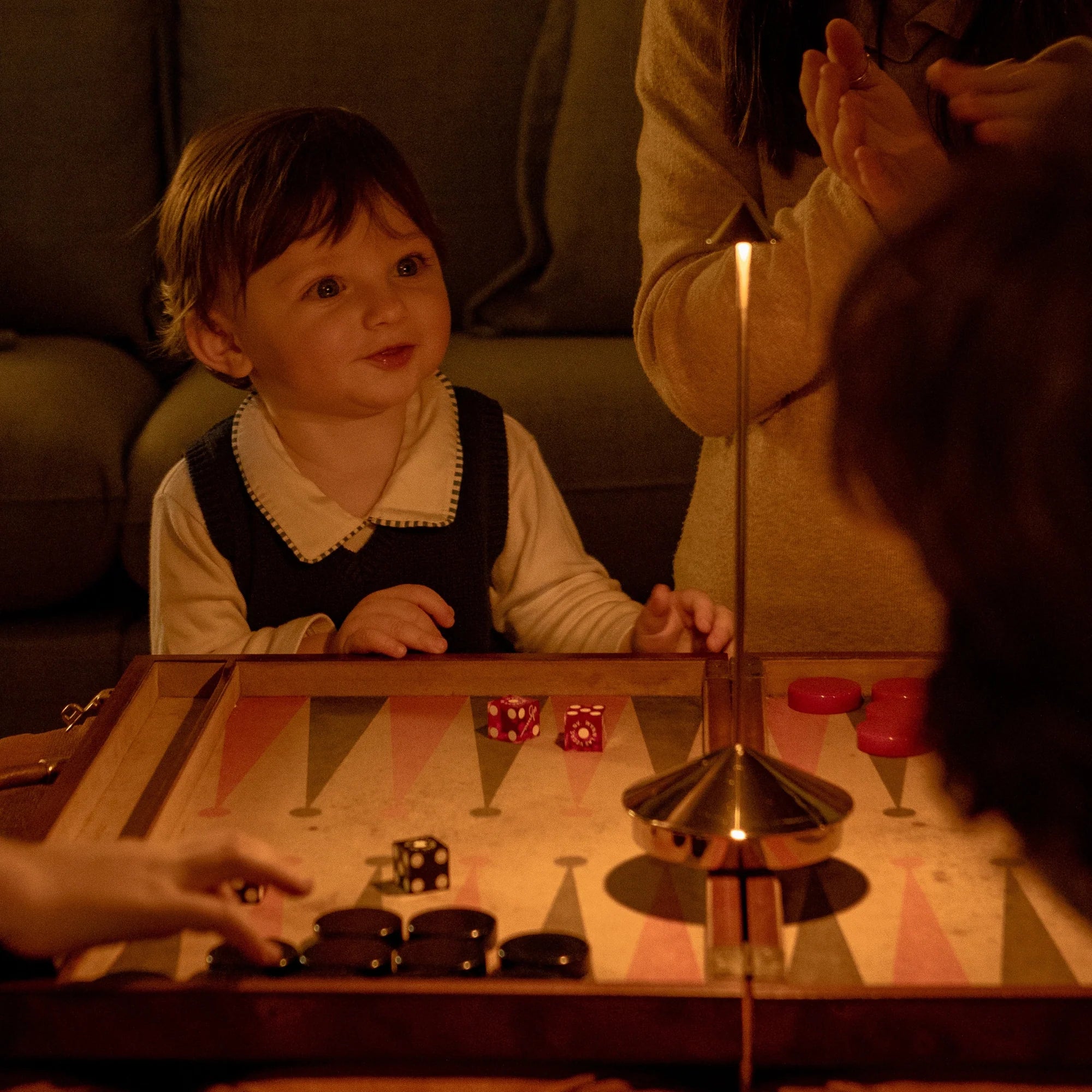 Glossy Pina Pro Lamp in gold, from Zafferano