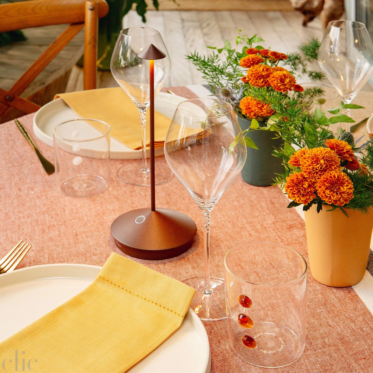 Pina Pro Lamp in Rust, from Zafferano