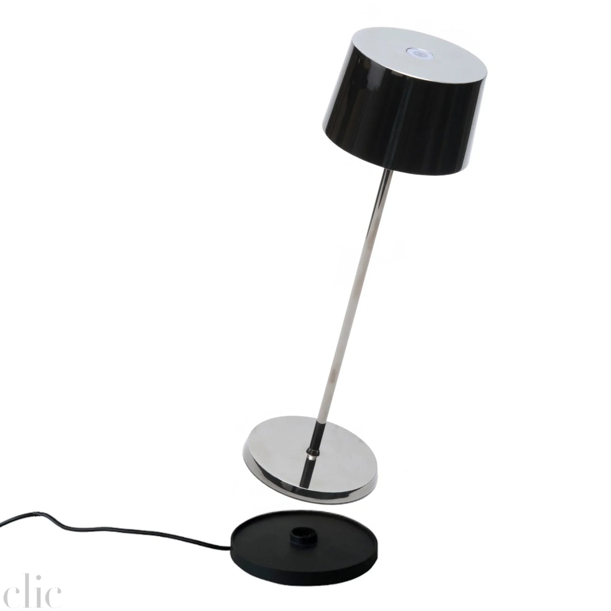 Olivia Pro Lamp in Black Chrome, from Zafferano