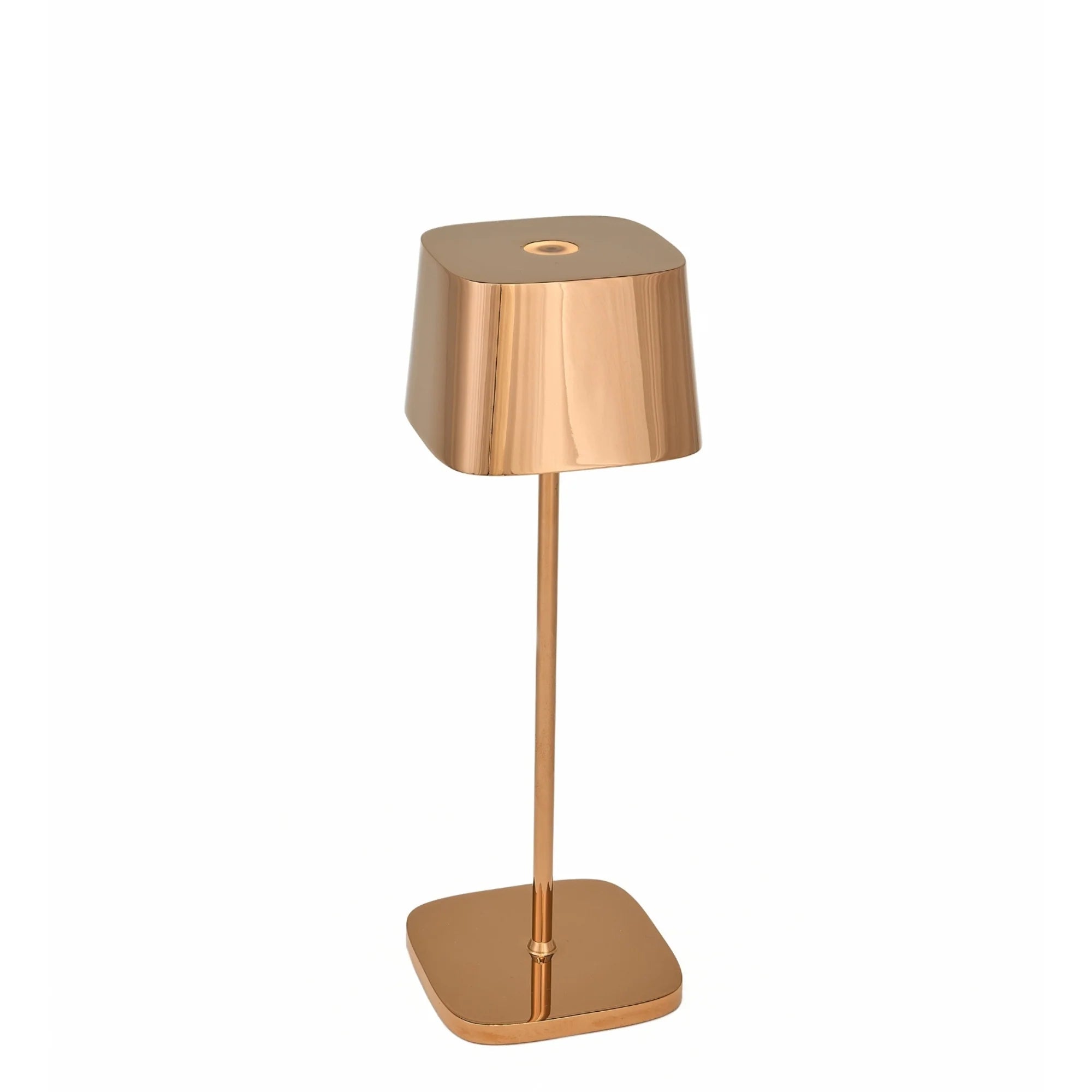 Ofelia Cordless Table Lamp in Rose Gold, from Zafferano
