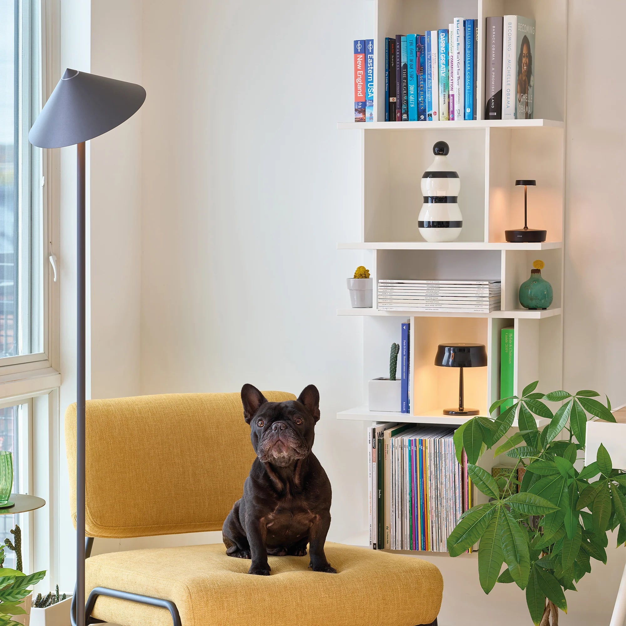 Pina XXL Floor Lamp in Tititanim, from Zafferano