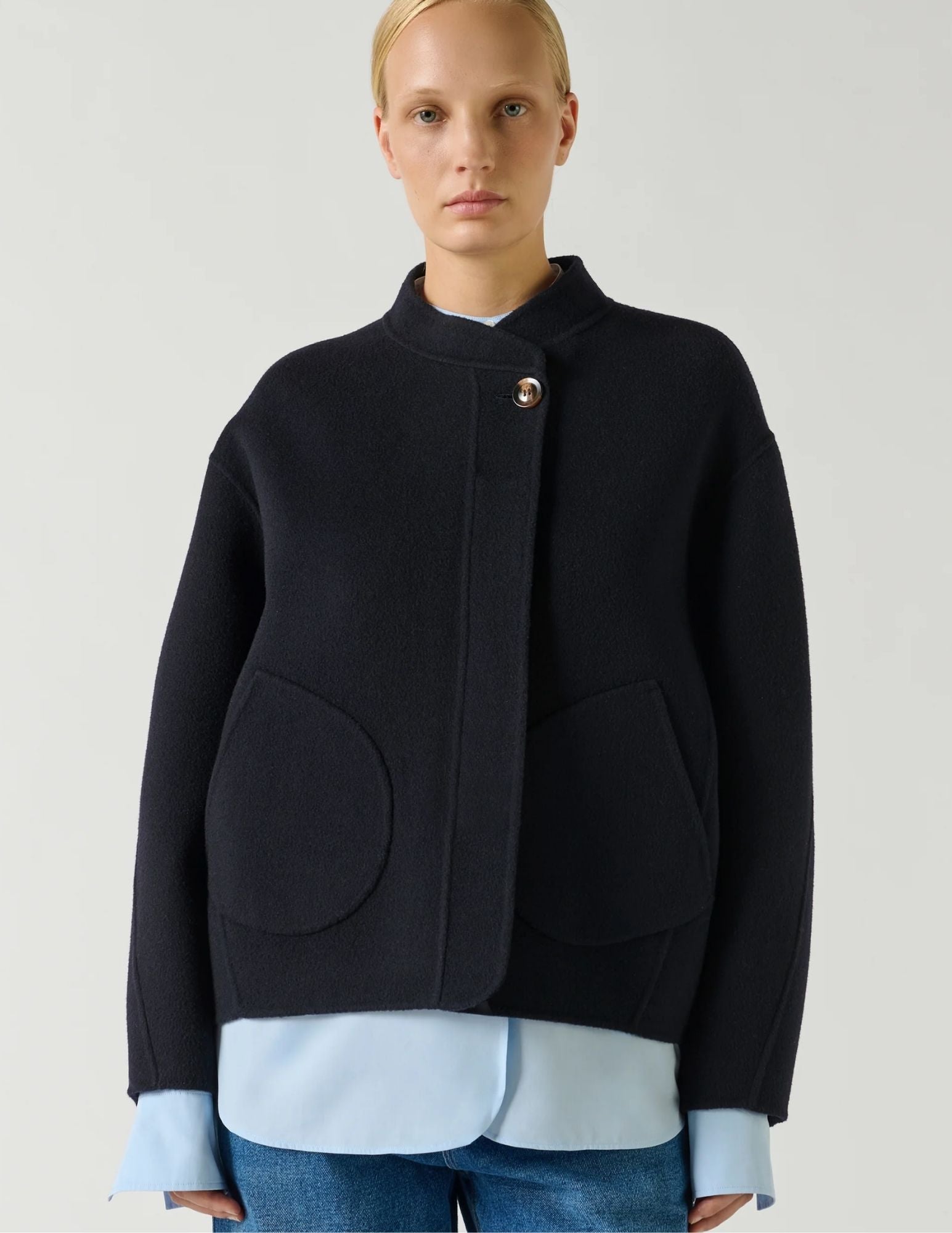 Windsor Coat in Deep Navy, from Soeur