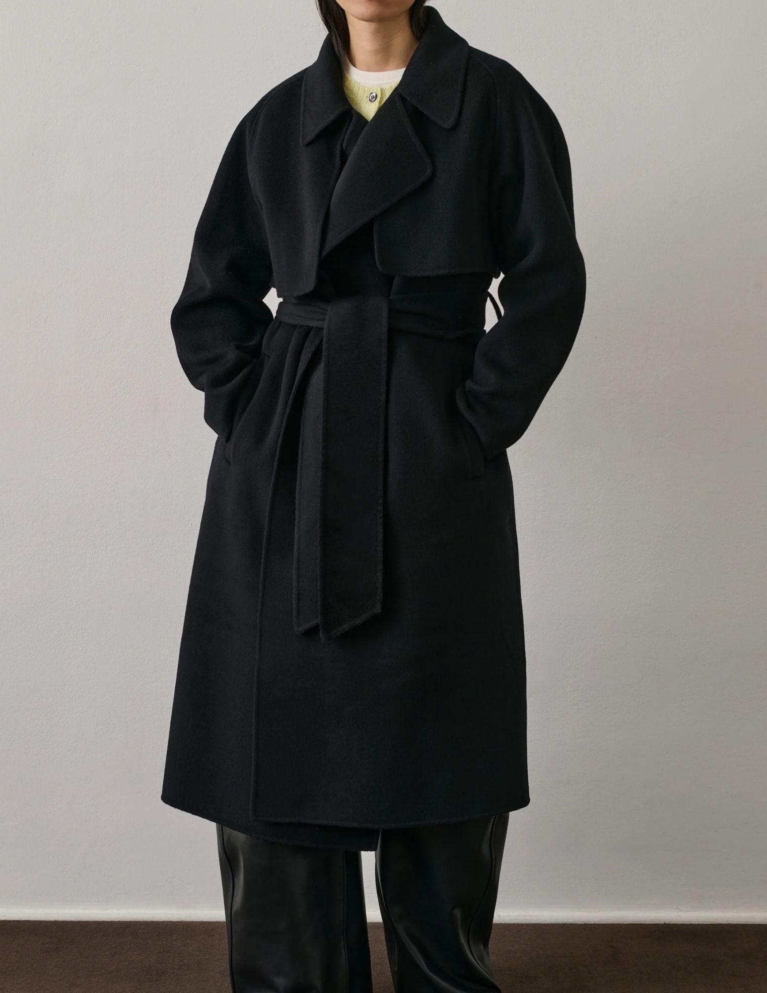 Stanislas Coat in Noir, from Soeur