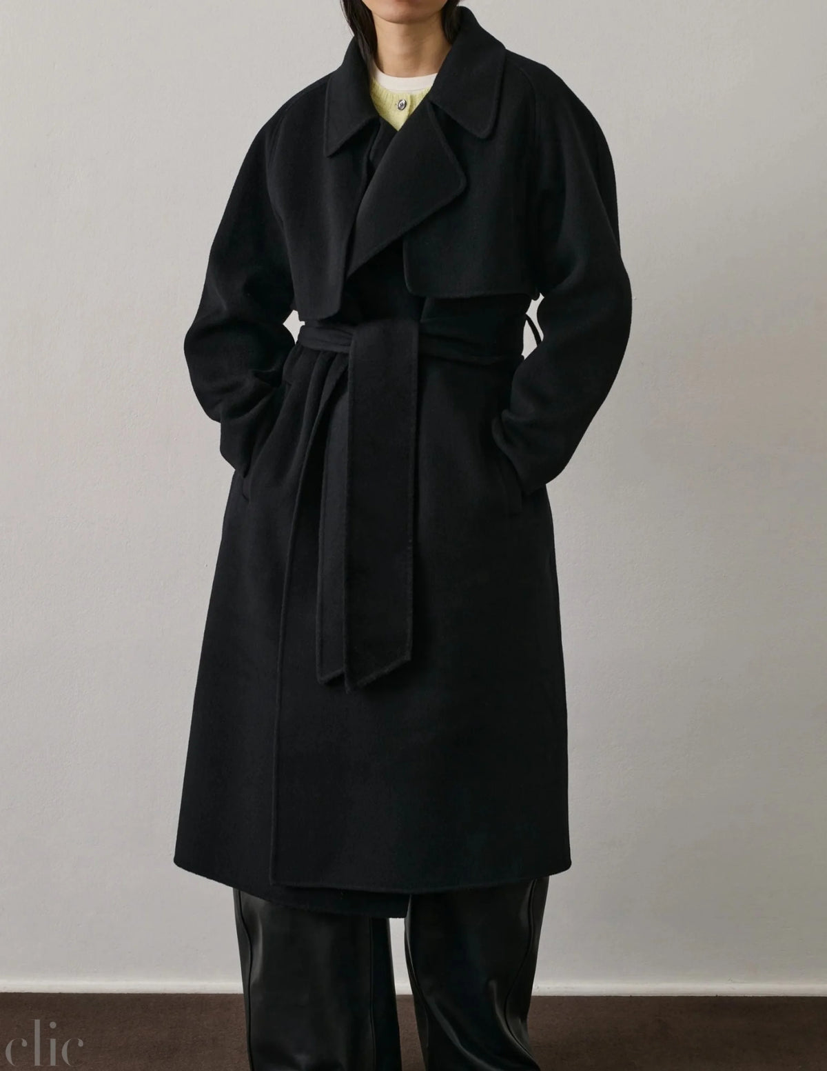Stanislas Coat in Noir, from Soeur