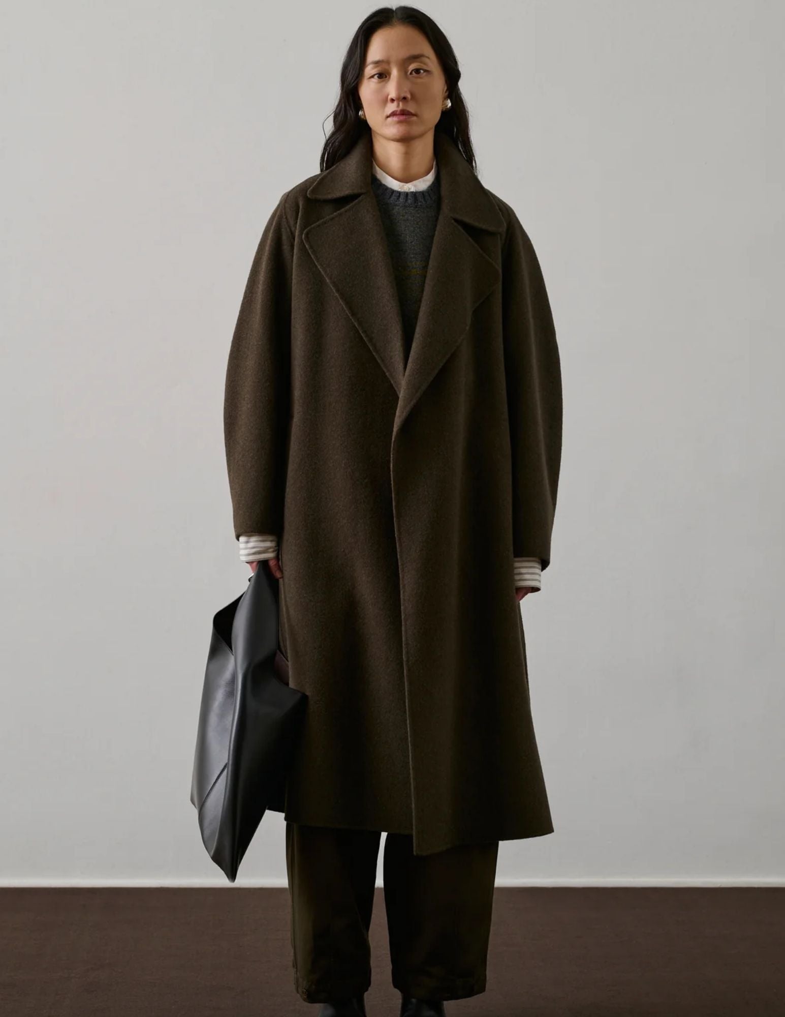 Harvard Coat in Khaki, from Soeur