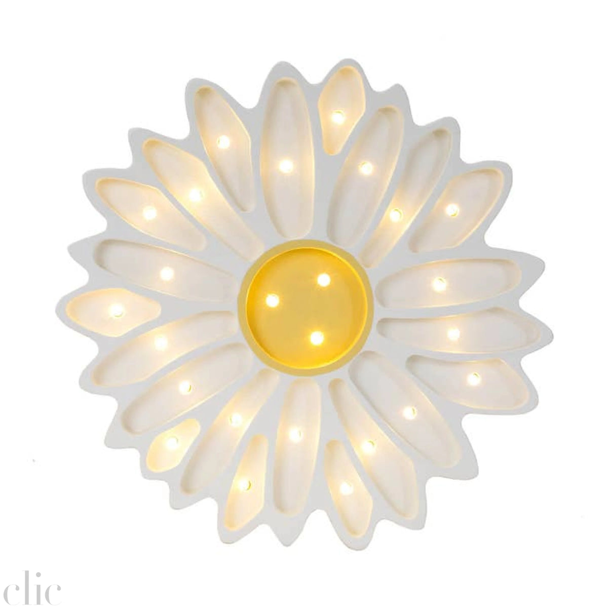 Little Lights Daisy Lamp in White