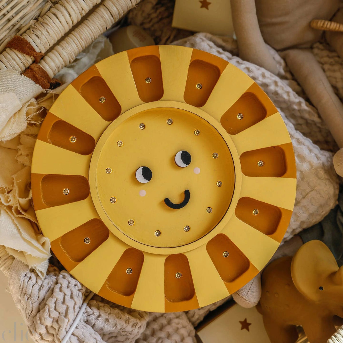 Little Lights Sunshine Lamp in Summer Yellow