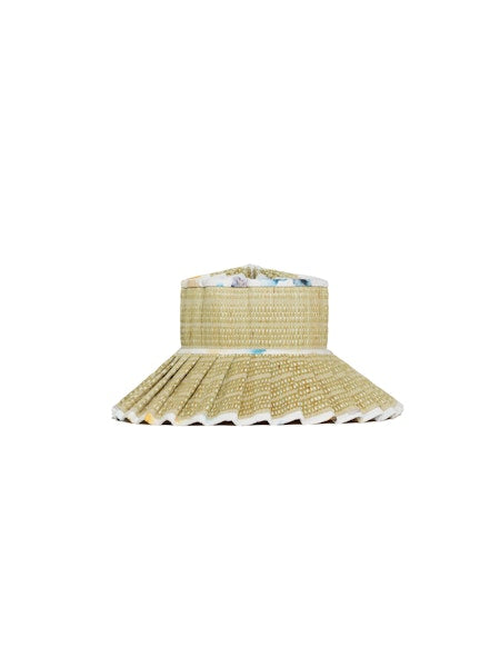 Luxe Capri Maxi Hat in Sea, from Lorna Murray