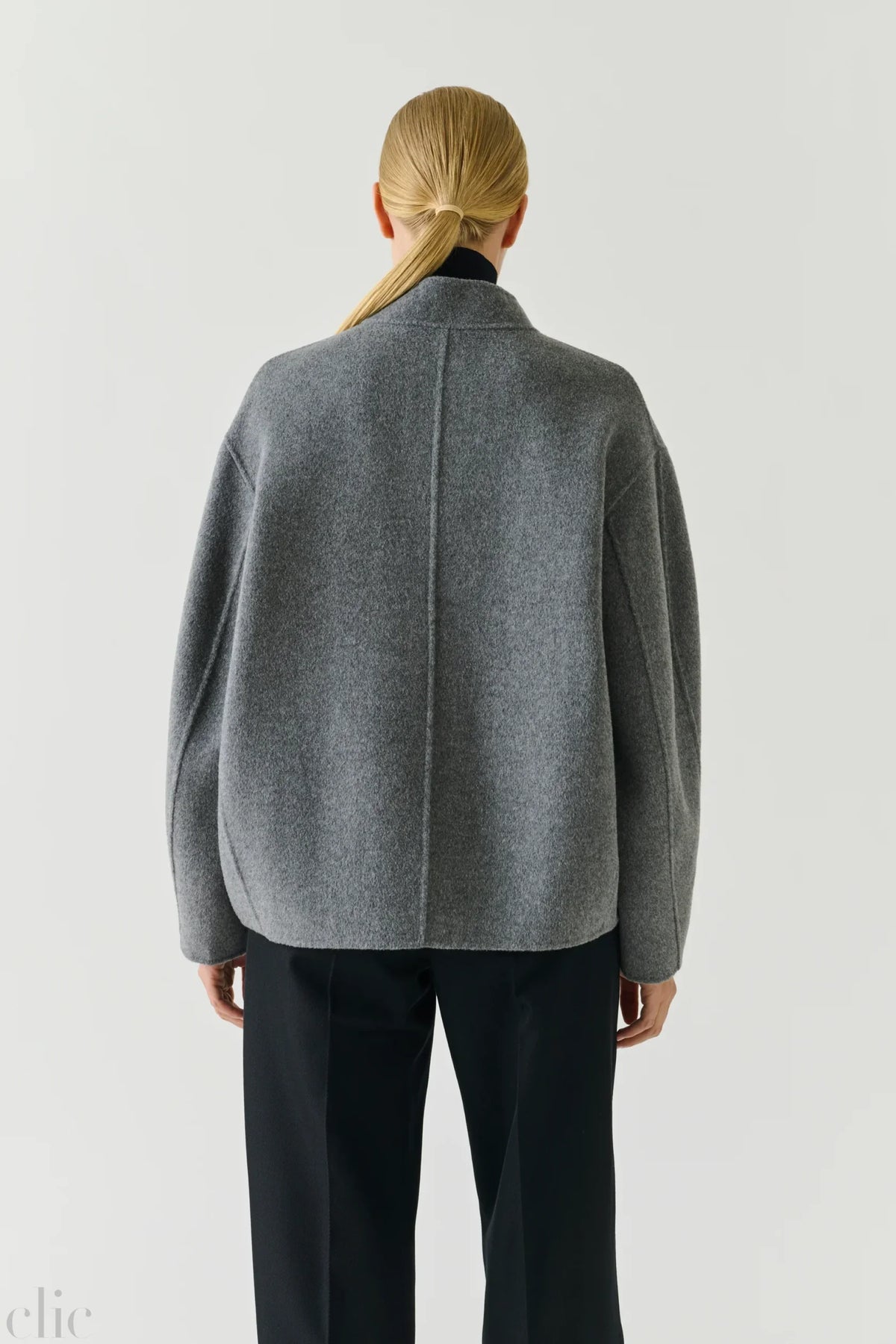 Windsor Coat in Gris, from Soeur