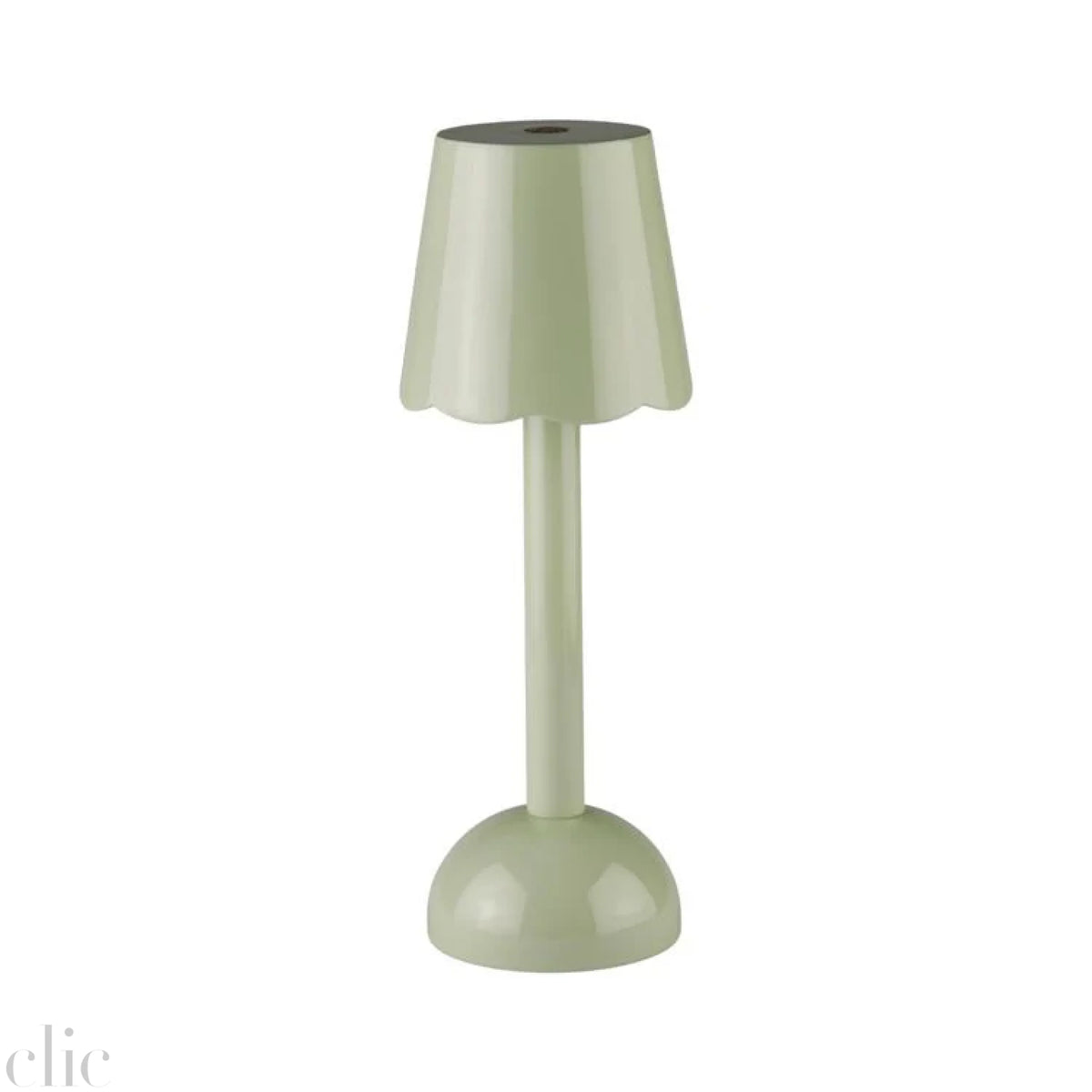 Scallop LED Lamp in Sage