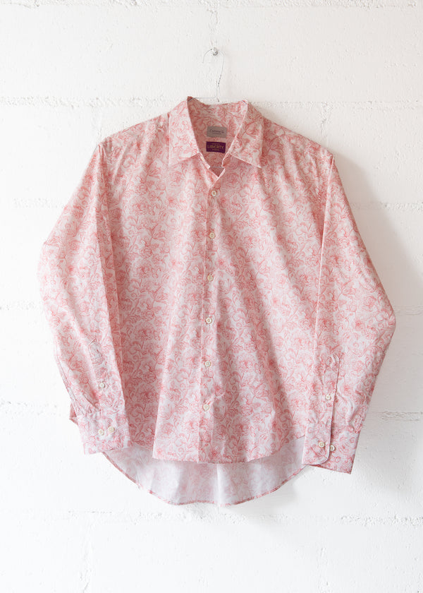 La Shirt Classica Liberty Fabric in Alexander Study Peach, from Comme Si