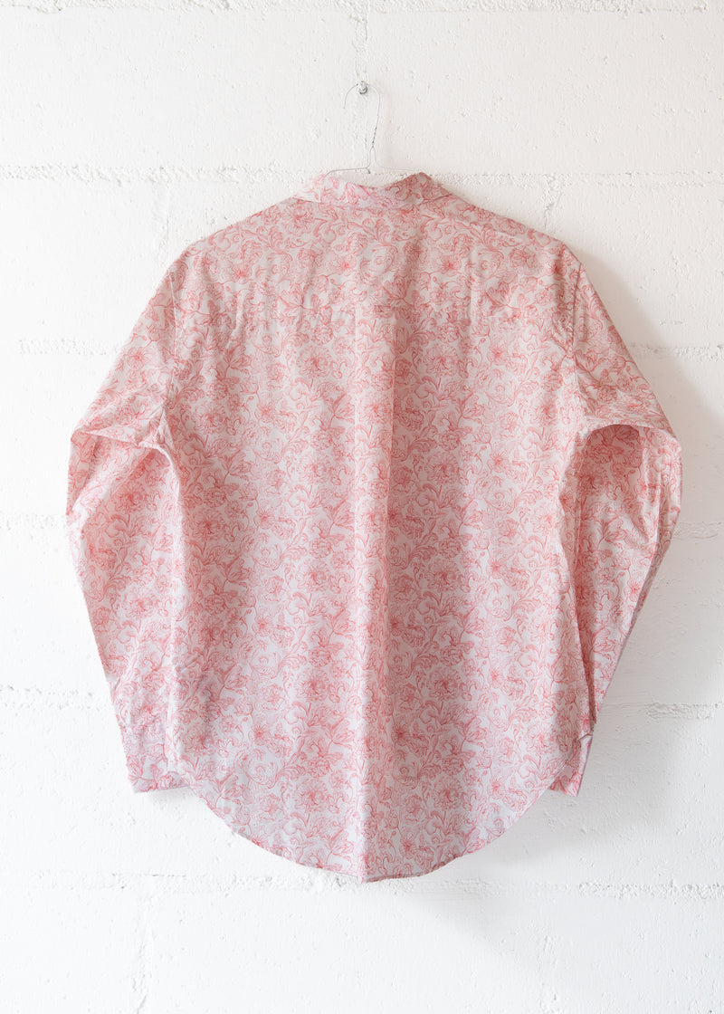 La Shirt Classica Liberty Fabric in Alexander Study Peach, from Comme Si