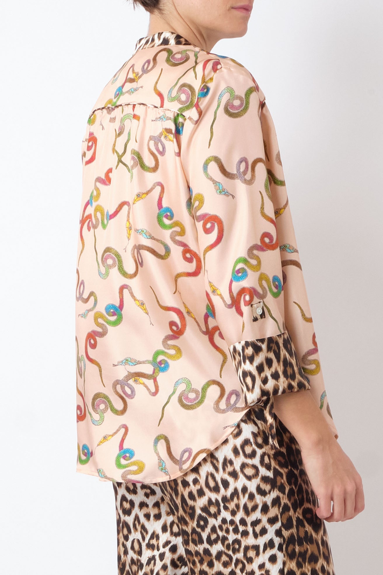 Jeanne Shirt Serpent Rose, from La Prestic Ouiston